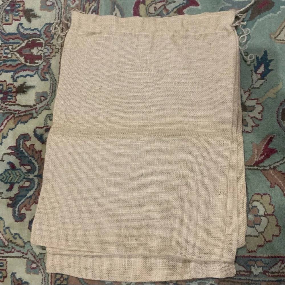 Lot Of Four (4) 17x23 Burlap Bags, Burlap Sacks, Potato Sacks